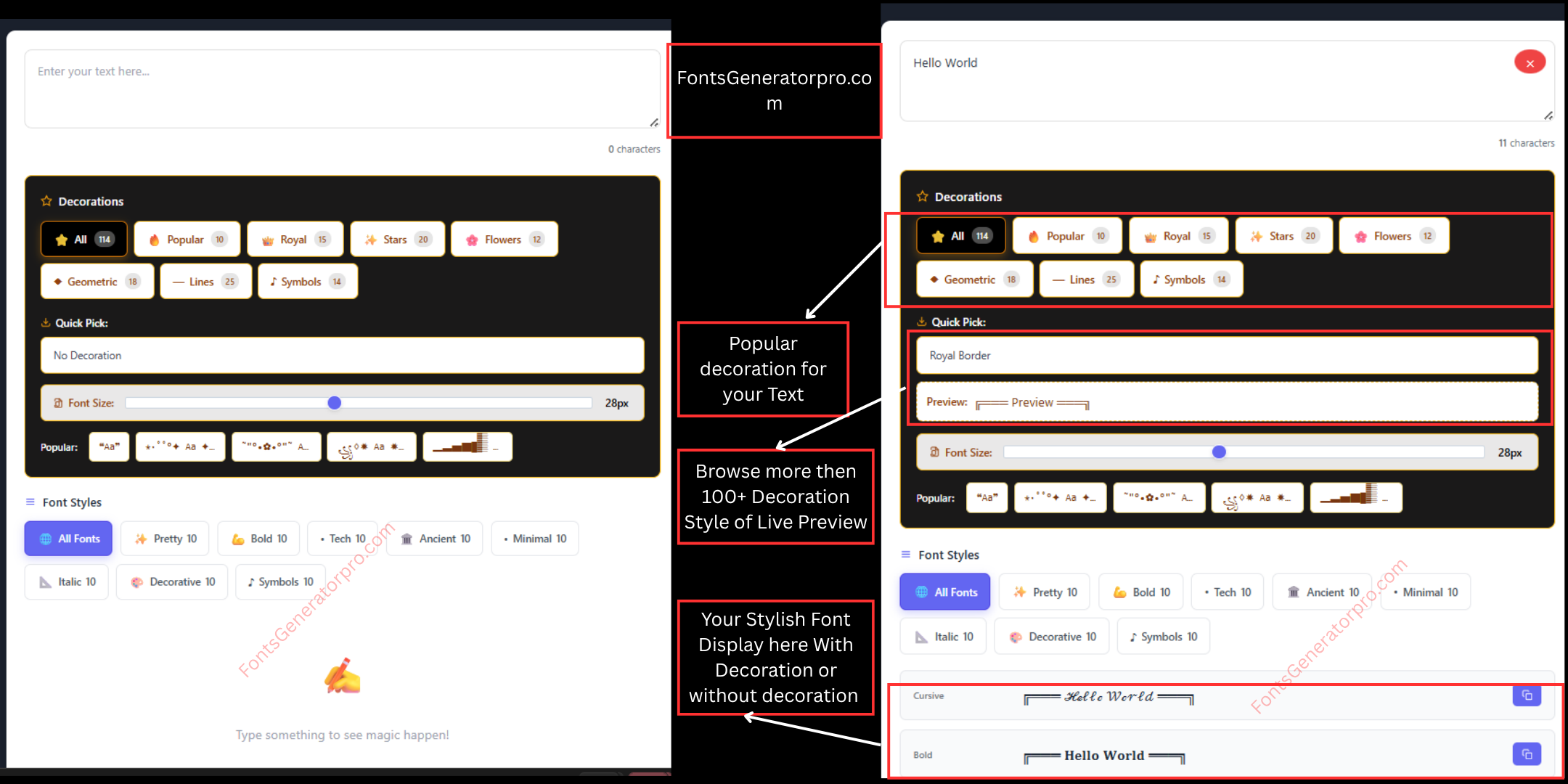 Fonts Generator Pro gallery image