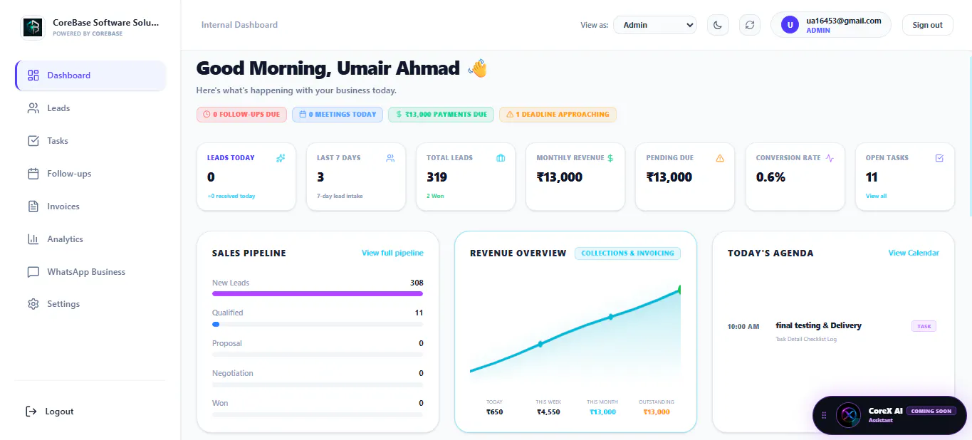 CoreBase - Business Operating System gallery image