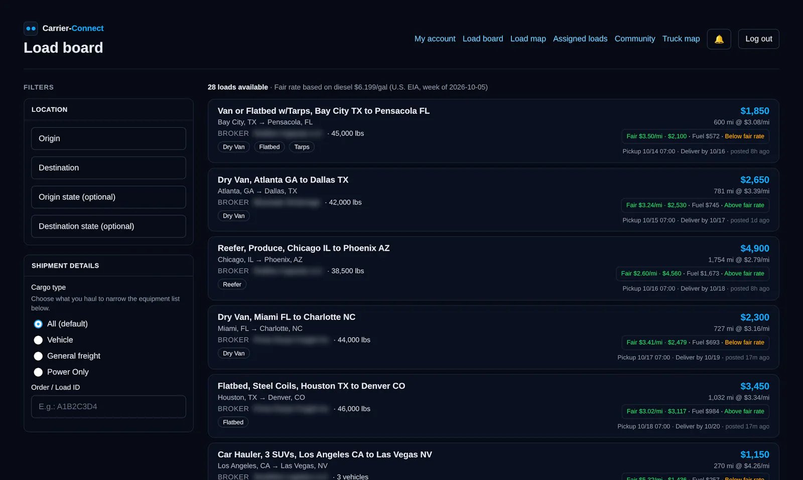 Carrier Connect  screenshot 3