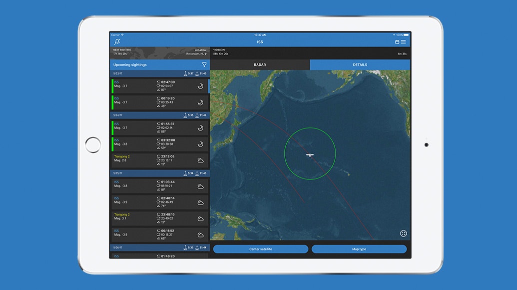 ISS Detector app gallery image