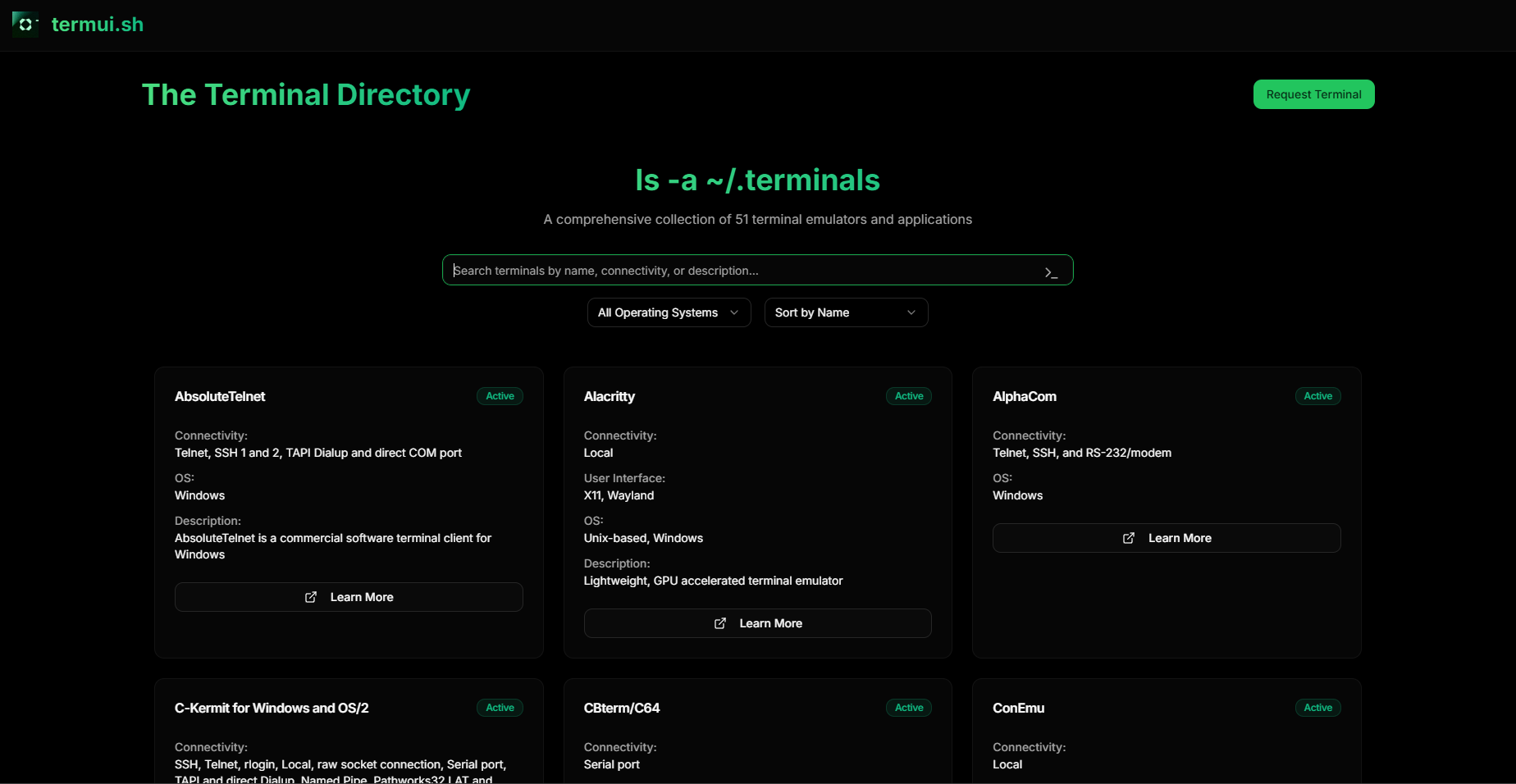 The Terminal Directory gallery image