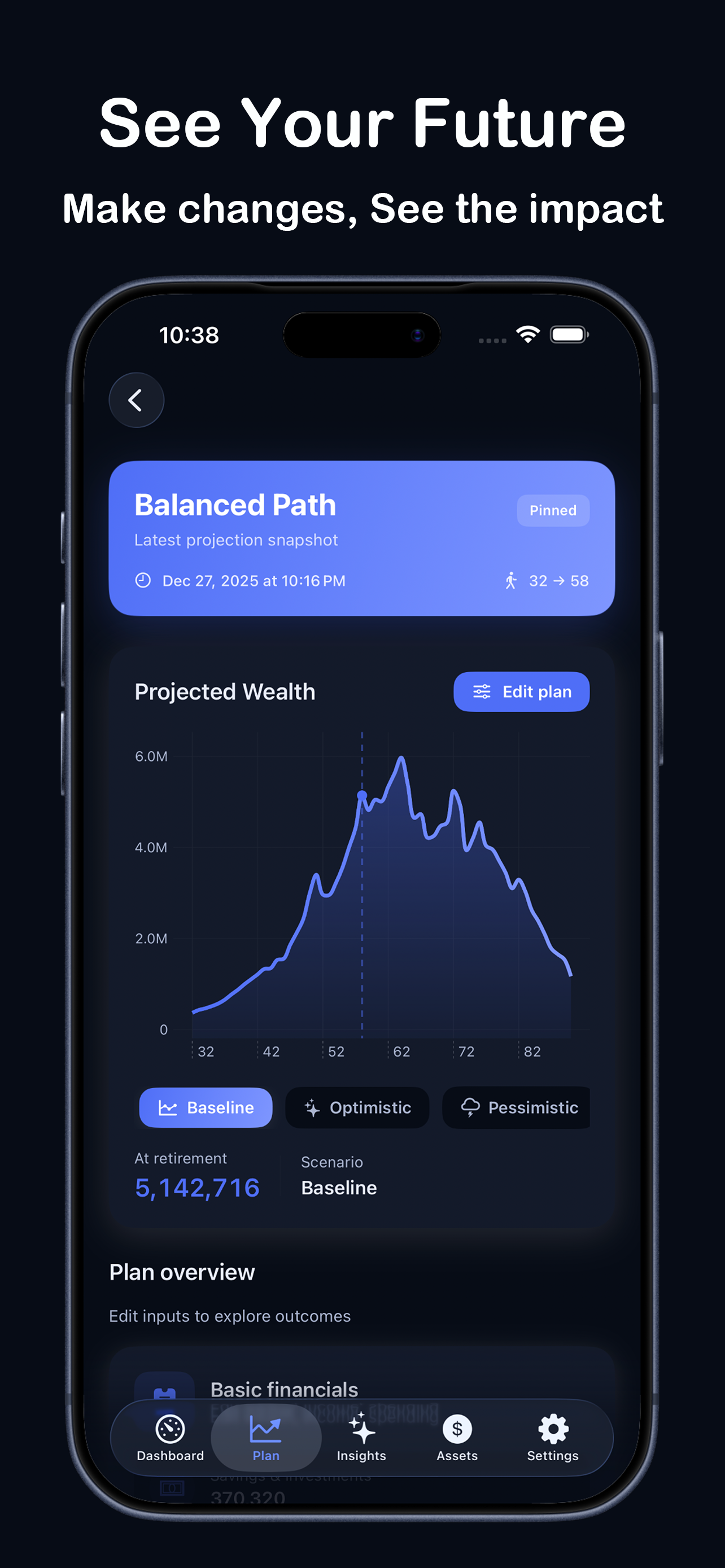 AssetPrism: Retirement Planner - Screenshot 2 showing product features and functionality