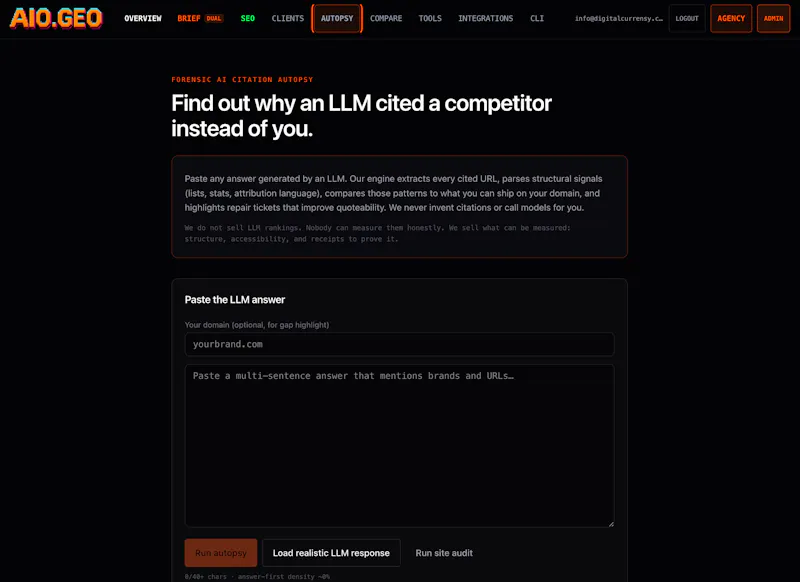 AIO.GEO Protocol screenshot 6