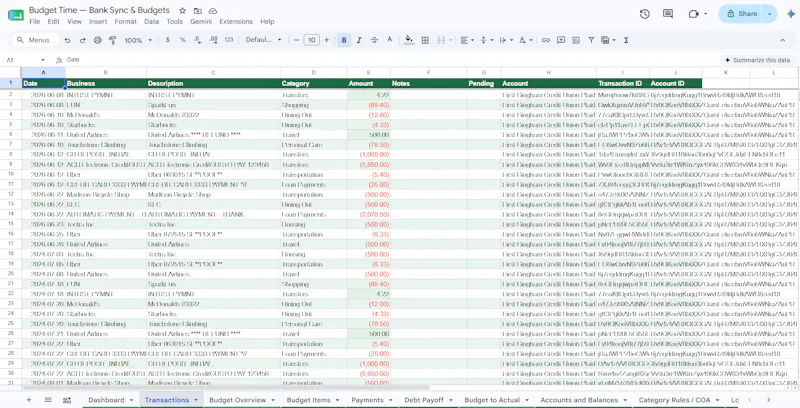 Budget-Time screenshot 6