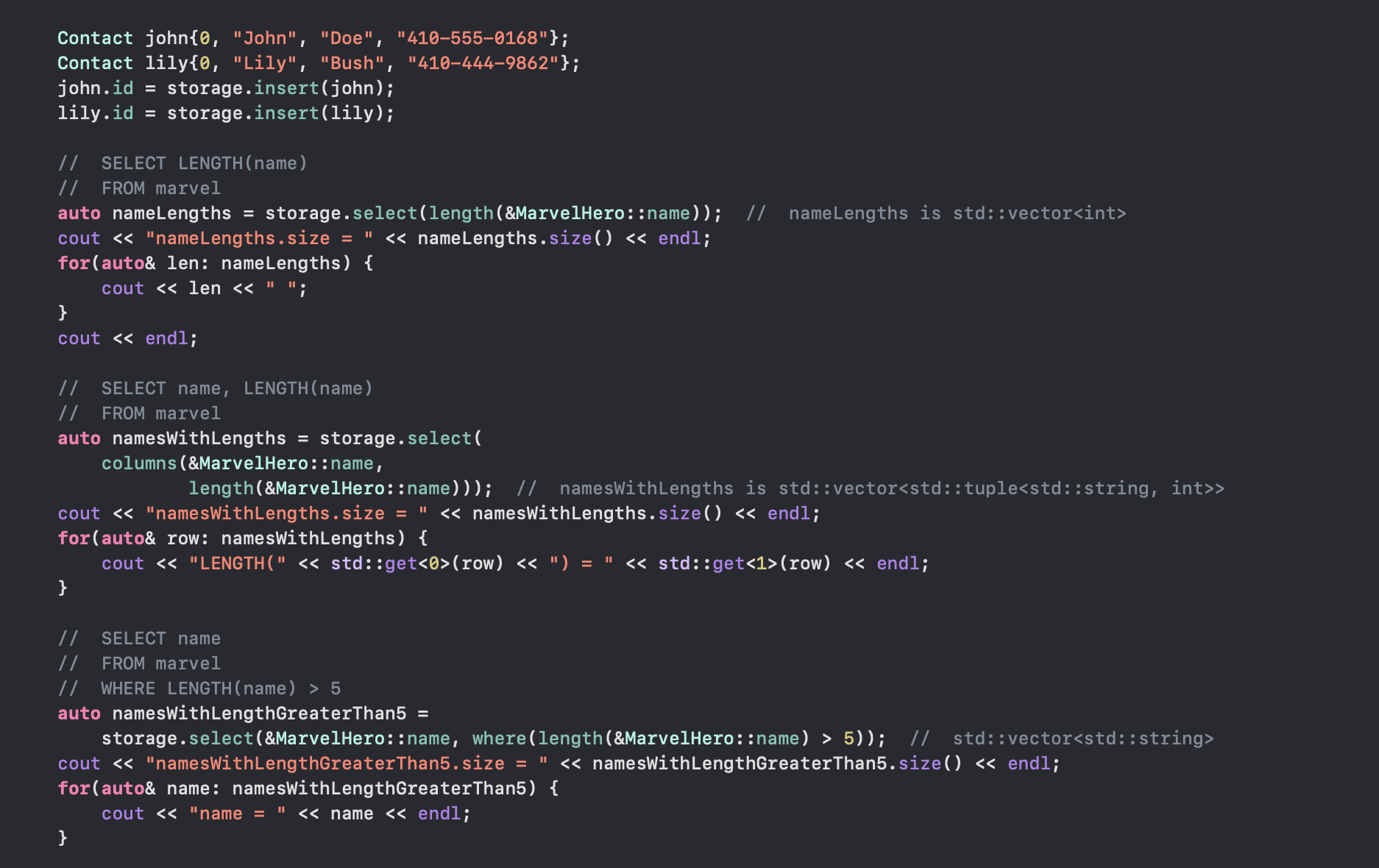 Mídia 7 de sqlite_orm - C, Biblioteca, Sqlite, ORM