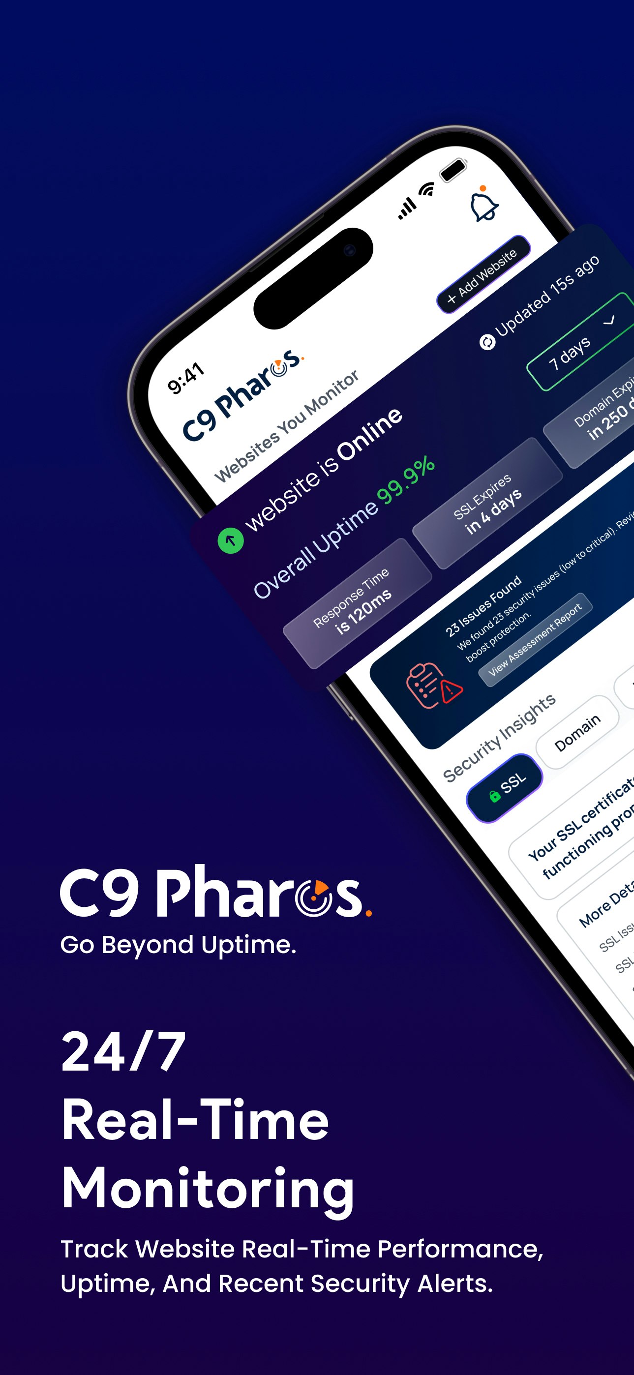 C9Pharos - Screenshot 2 showing product features and functionality