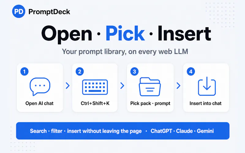 PromptDeck screenshot 1
