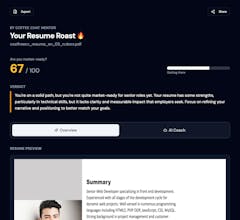 Roast your Resume with RoastGPT gallery image