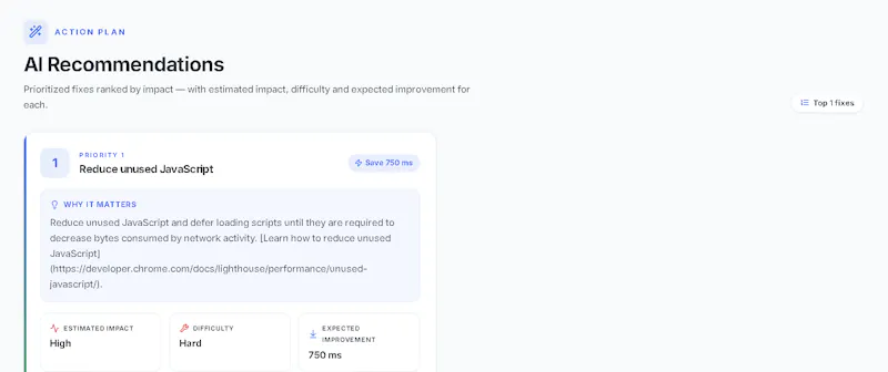 Host Better AI Website Analyzer screenshot 8
