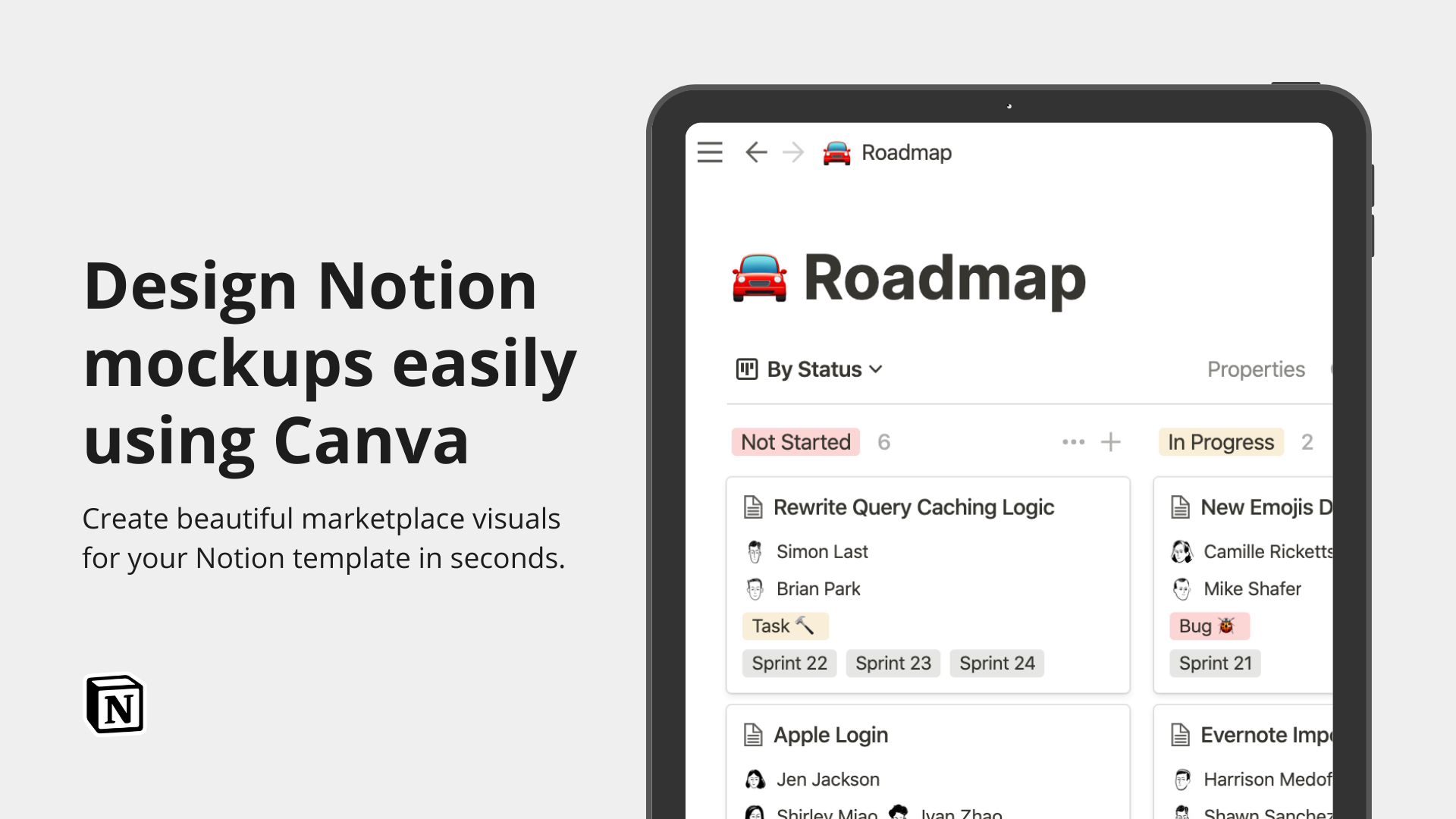 Canva Templates for Notion Mockups gallery image