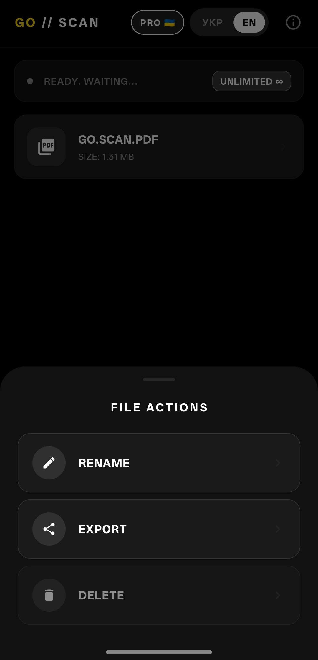 GO // SCAN — Instant PDF Scanner gallery image