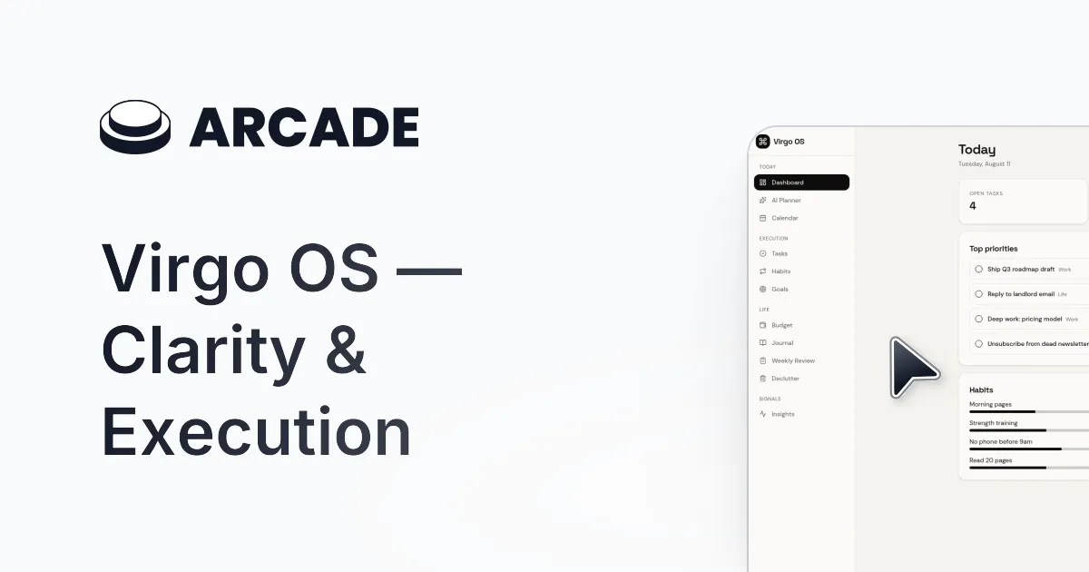 Virgo OS — Clarity & Execution gallery image