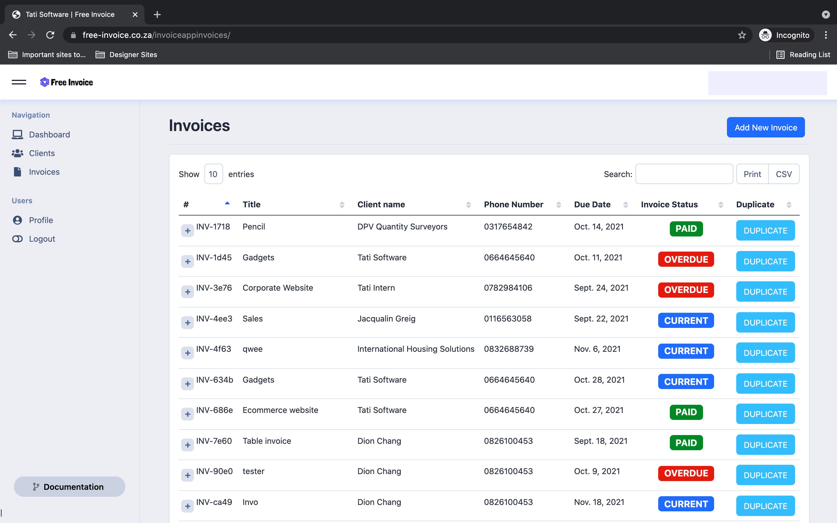 Free Invoice gallery image