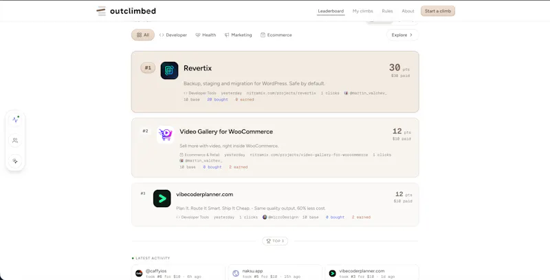 Outclimbed screenshot 2