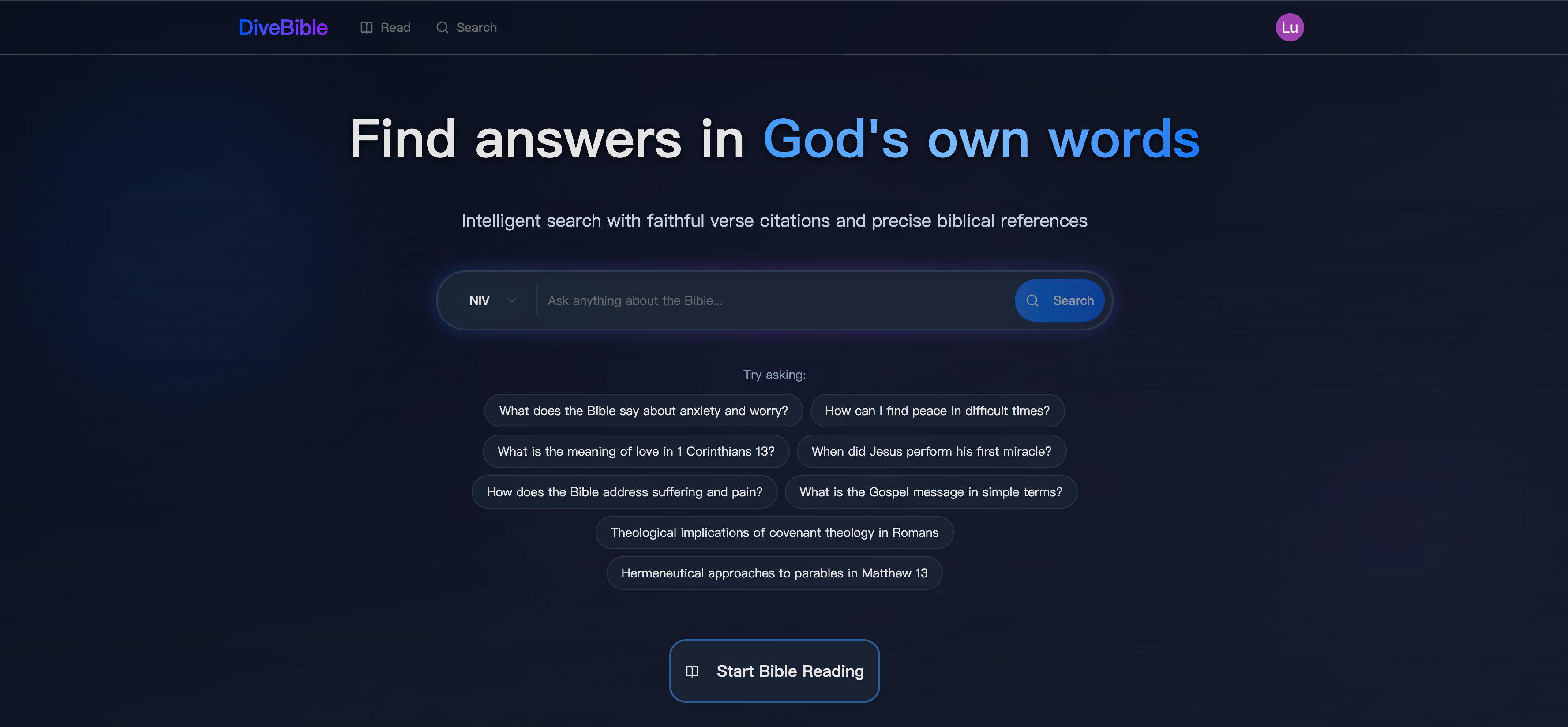 Велека - Библейская платформа поиска и учебного поиска с помощью AI медиа 1