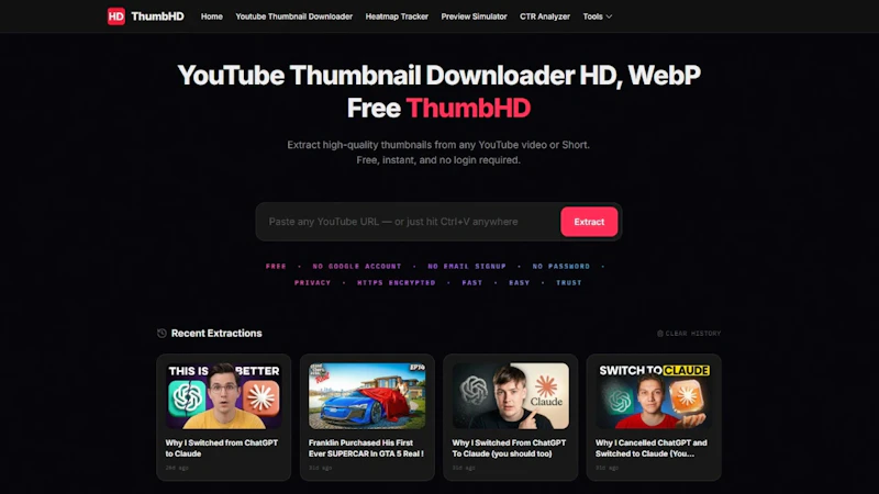 ThumbHD screenshot 1