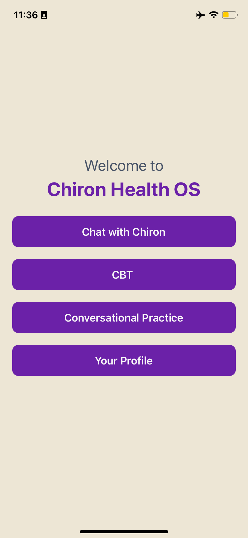 Mídia 2 de Quíron Health OS