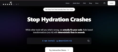 NeuroLint CLI gallery image
