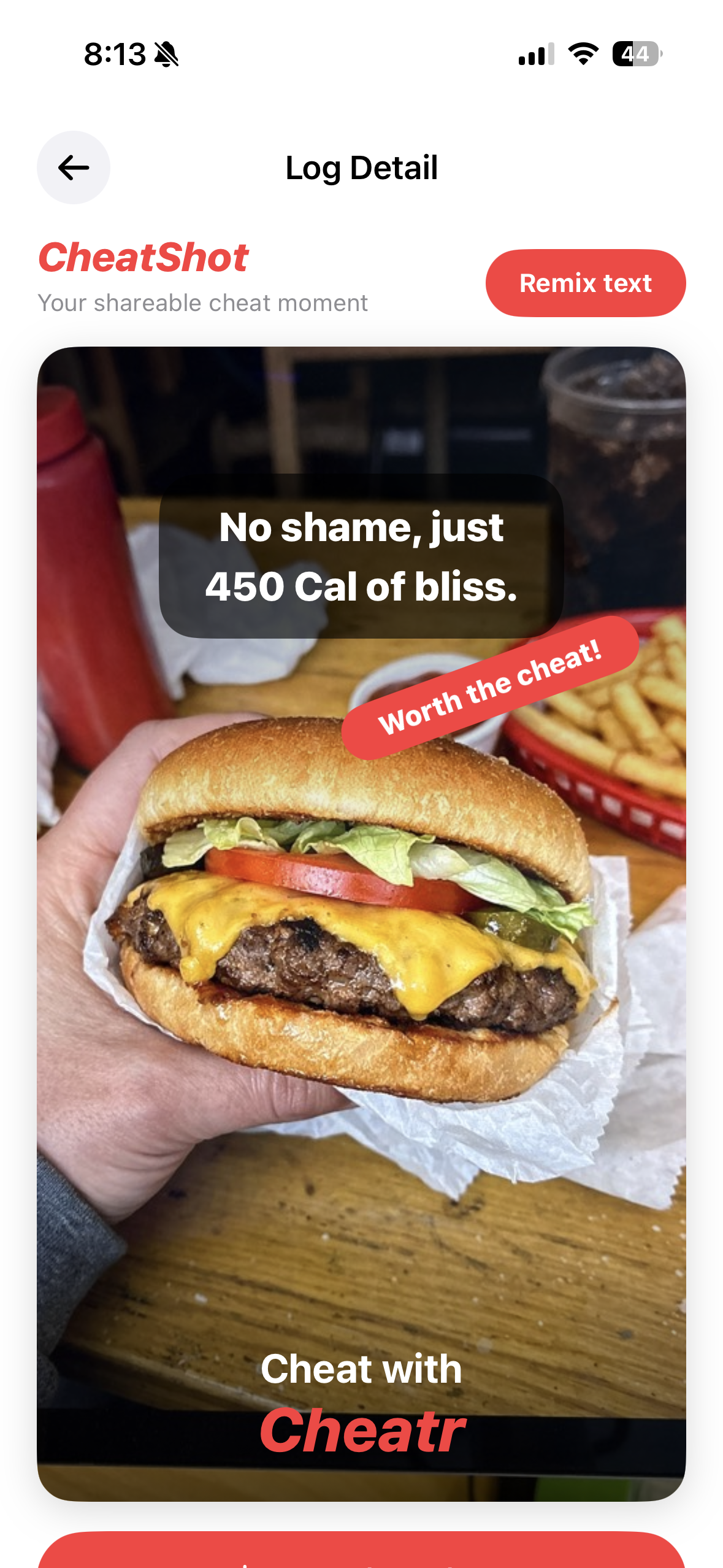 Cheatr - AI Meal Portioning gallery image