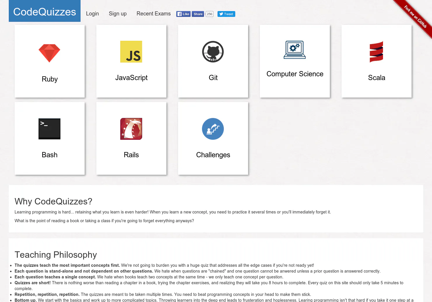 Code Quizzes