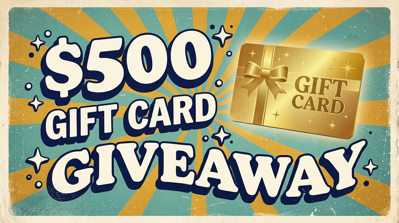 Win a $500 Gift Card in October 2026 gallery image