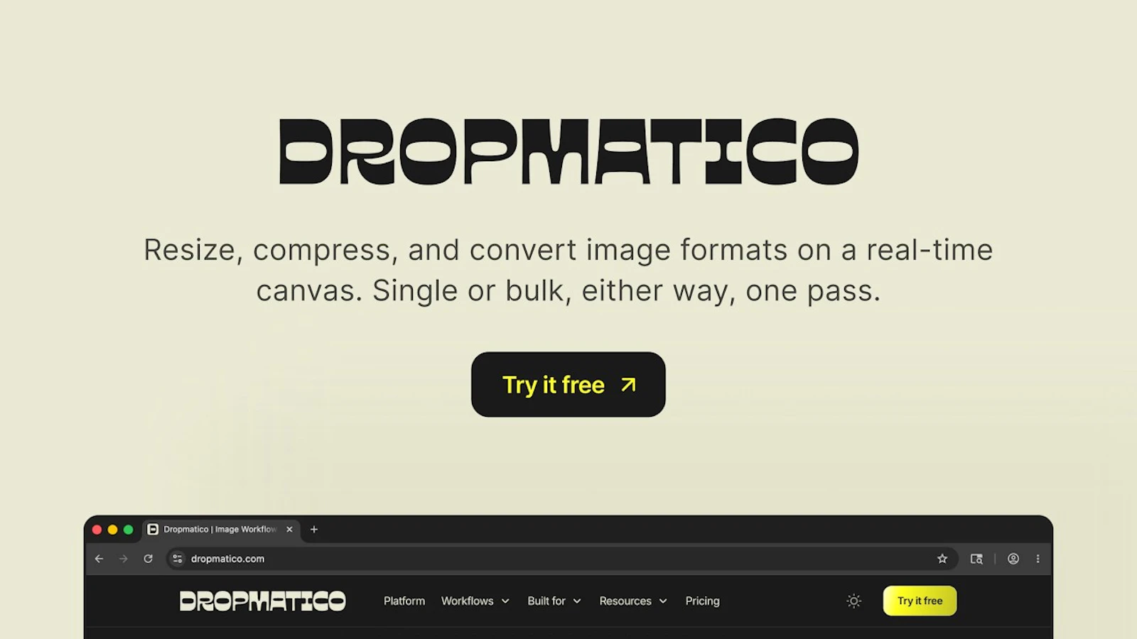 Dropmatico screenshot 1 (video preview)