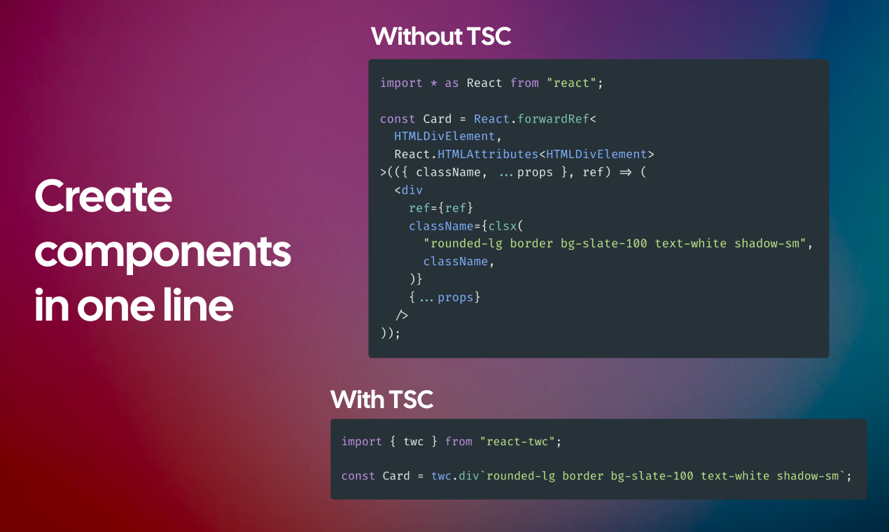 TWC - Build faster with Tailwind + React media 2