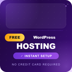 Free WordPress Hosting - No Ads