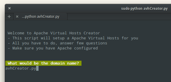 Apache Virtual Hosts Creator gallery image