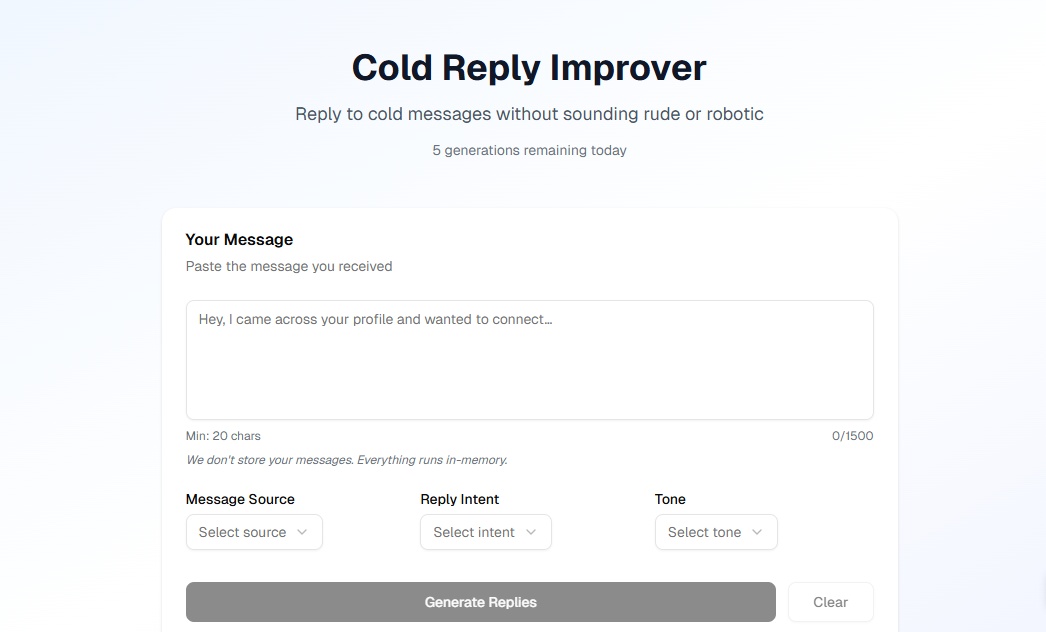 Cold Reply Improver gallery image