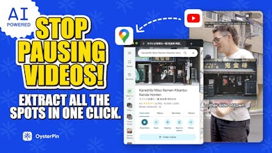 OysterPin: Extract locations from videos gallery image