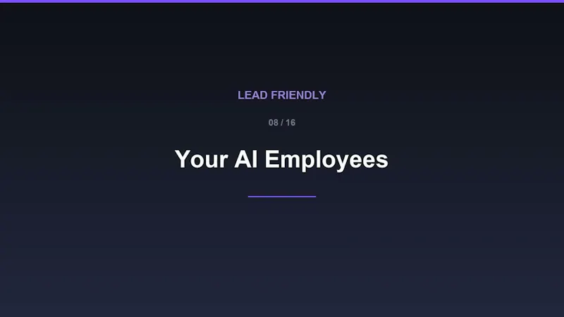 Lead Friendly screenshot 1 (video preview)