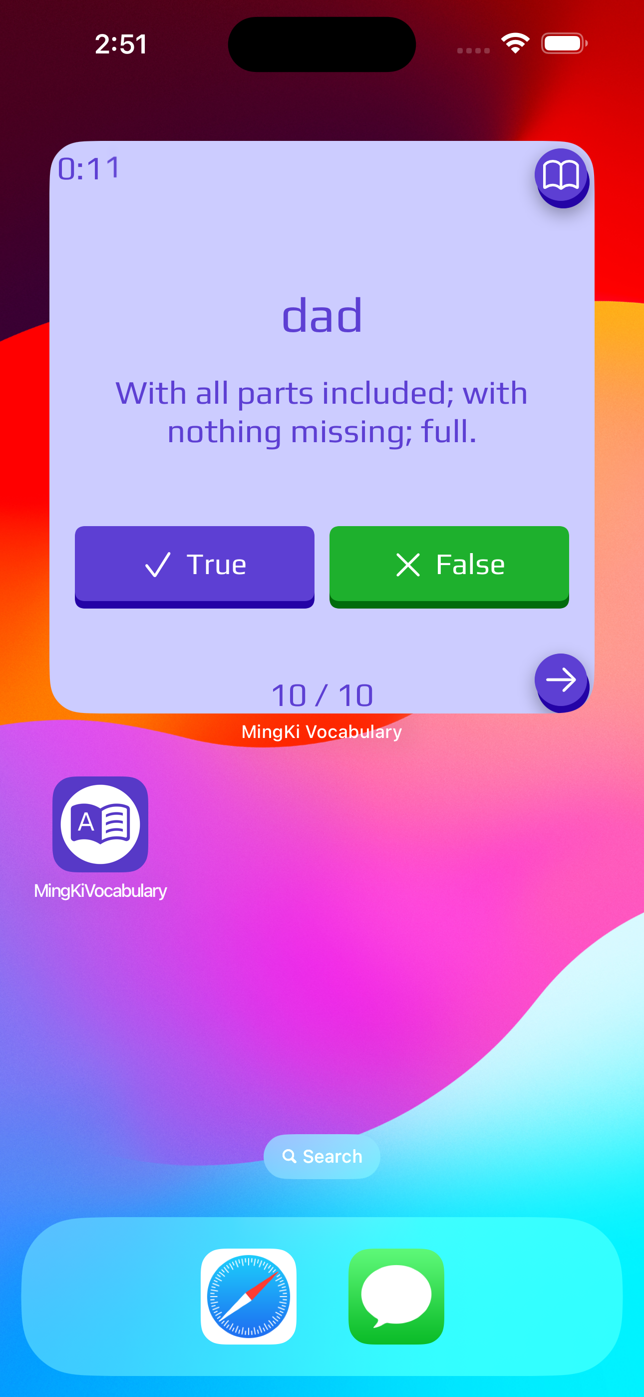 Mídia 6 de Jogos de vocabulário Mingki - Jogue jogos de palavras em widgets