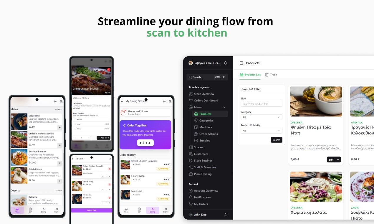 Dyne - Main product screenshot demonstrating key features and user interface