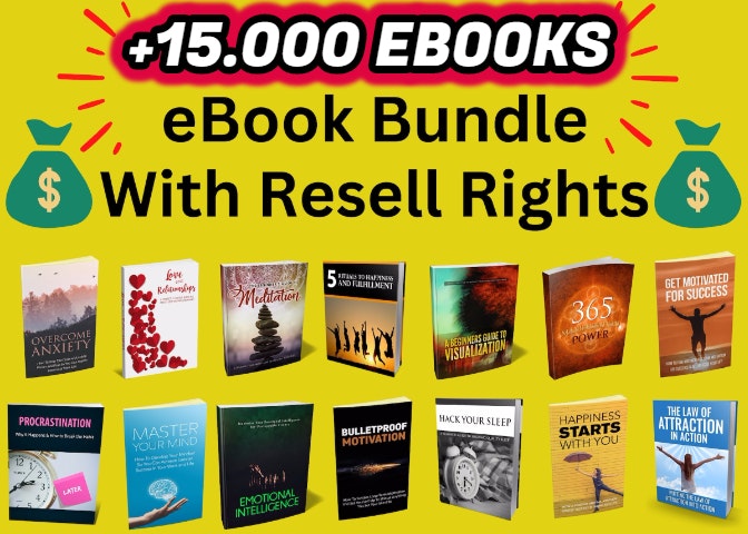 Mega Ebook Bundle 15,000+ e books