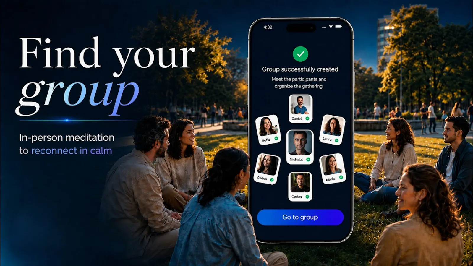 Pinealage - Group Meditation App screenshot 1 (video preview)