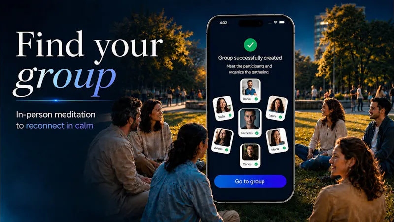 Pinealage - Group Meditation App screenshot 1 (video preview)