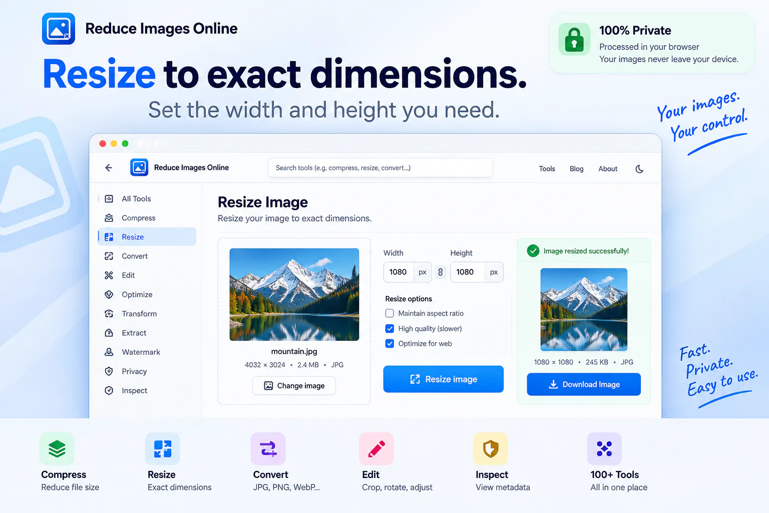 Reduce Images Online gallery image