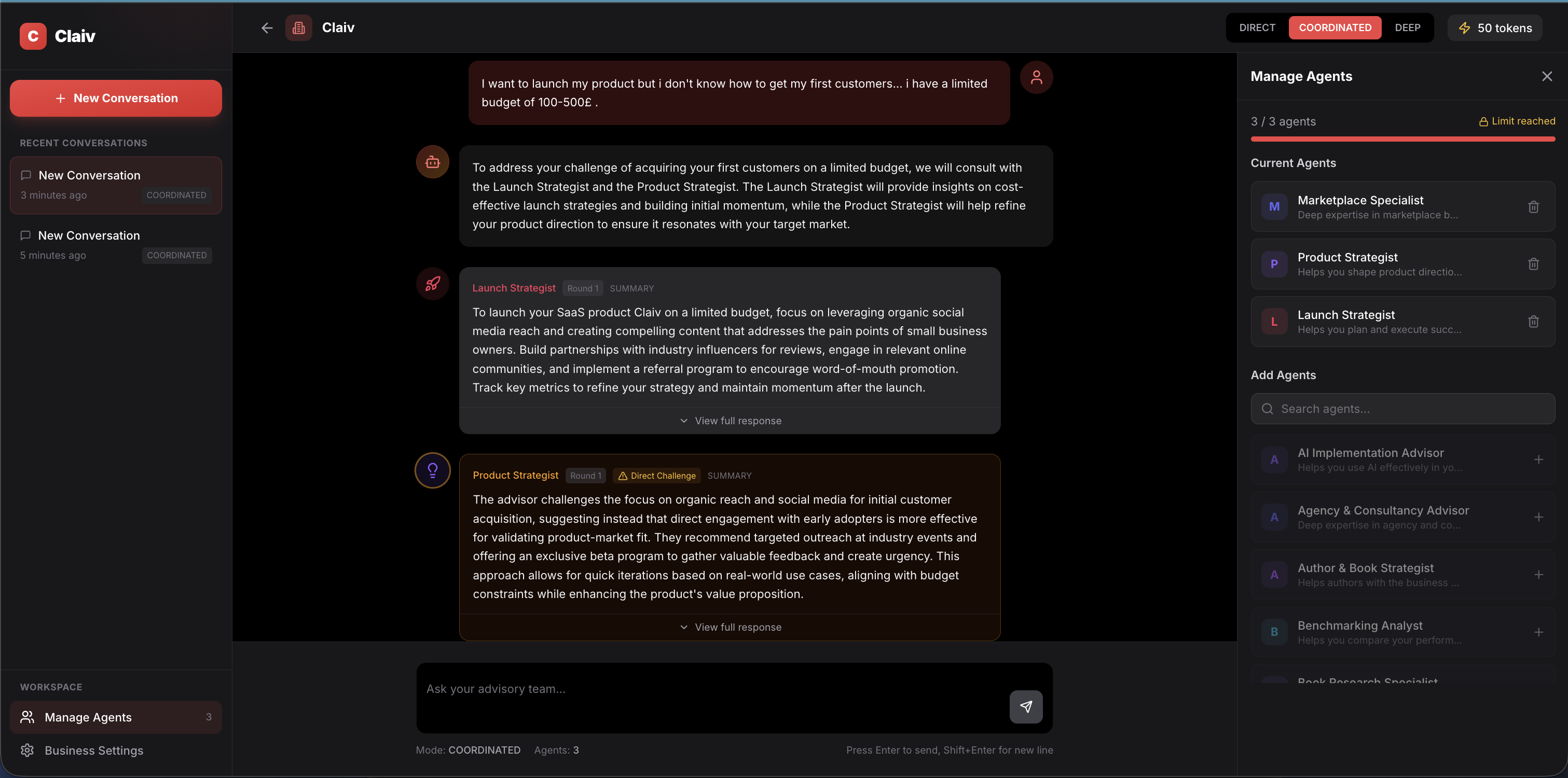 Claiv - Screenshot 2 showing product features and functionality