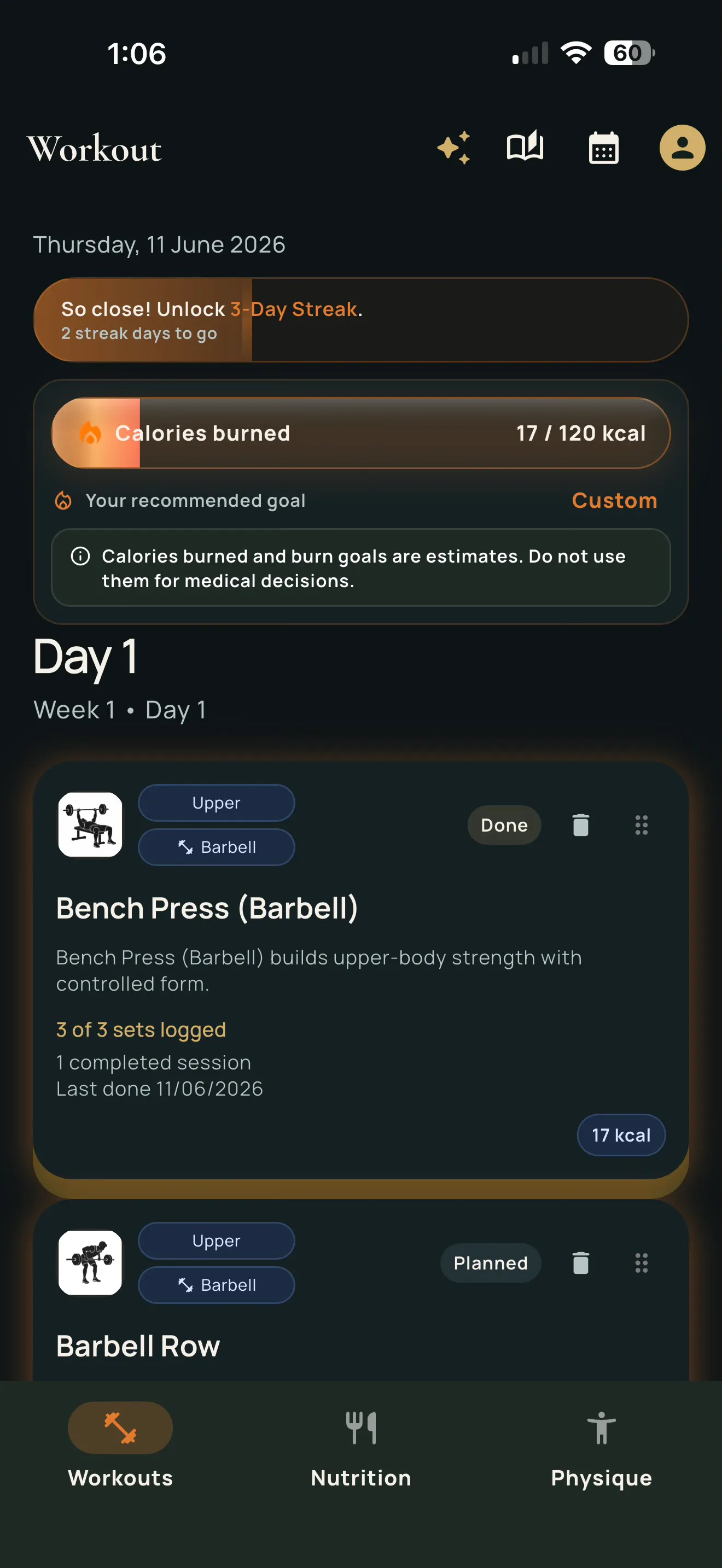 LiftMind – AI Fitness Coach 截图 2