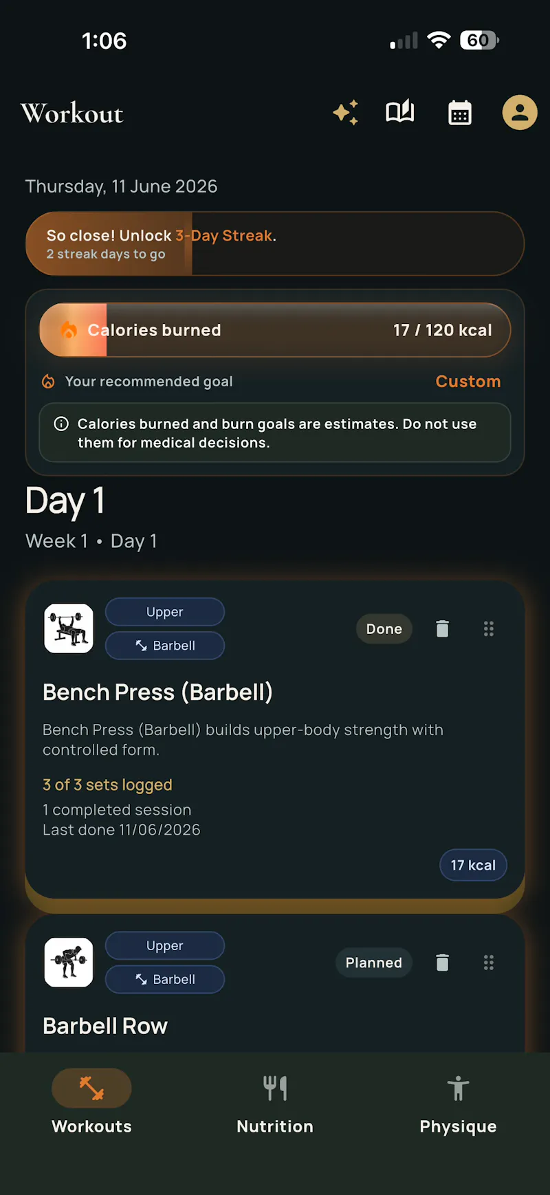 LiftMind – AI Fitness Coach screenshot 2