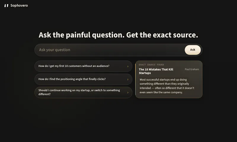 Sophovero screenshot 3