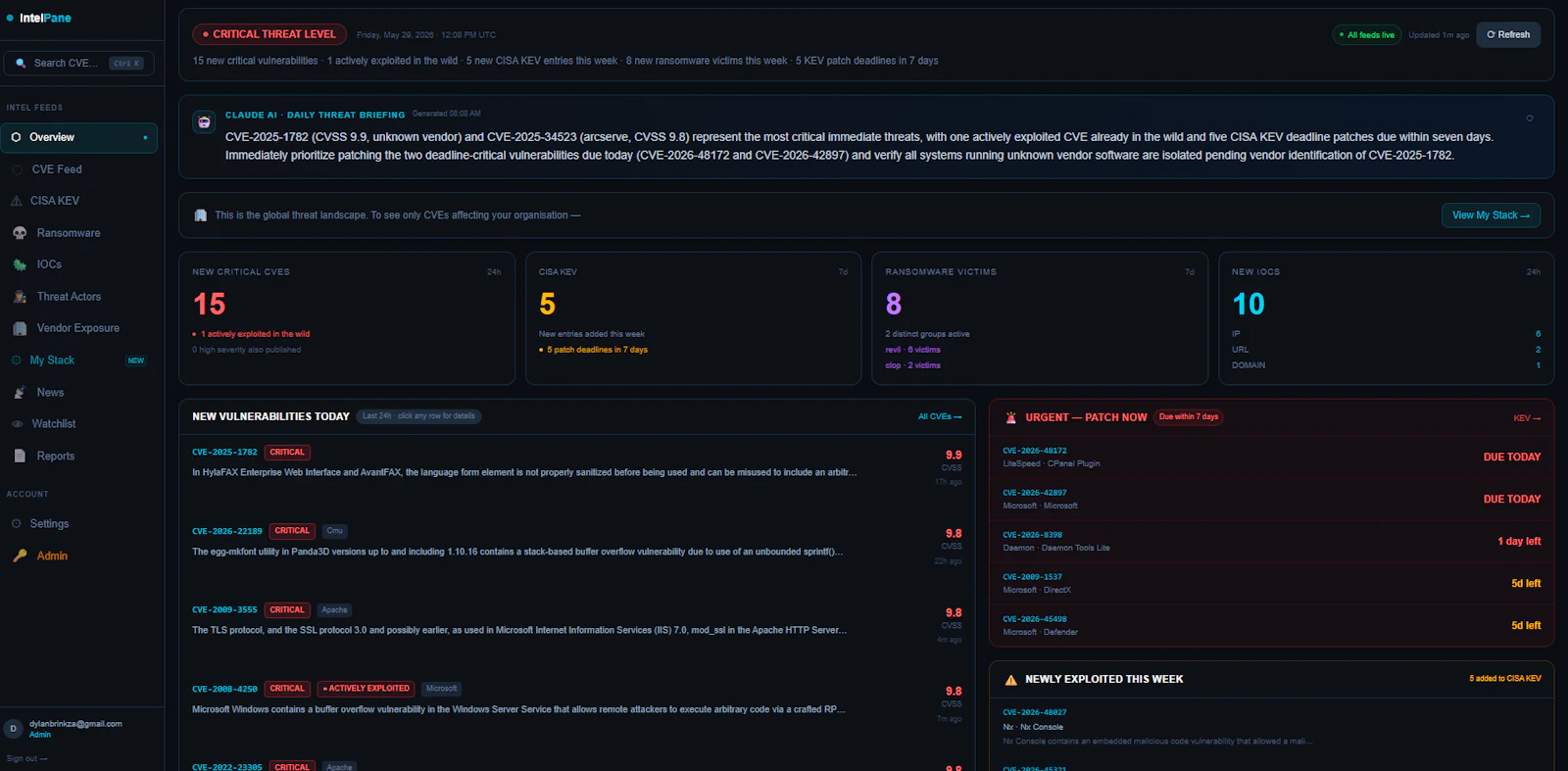 IntelPane screenshot 3