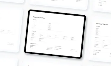 Notion Finance Tracker gallery image