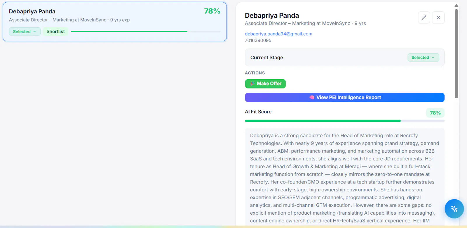 Recrrofy - AI First Hiring OS screenshot 4