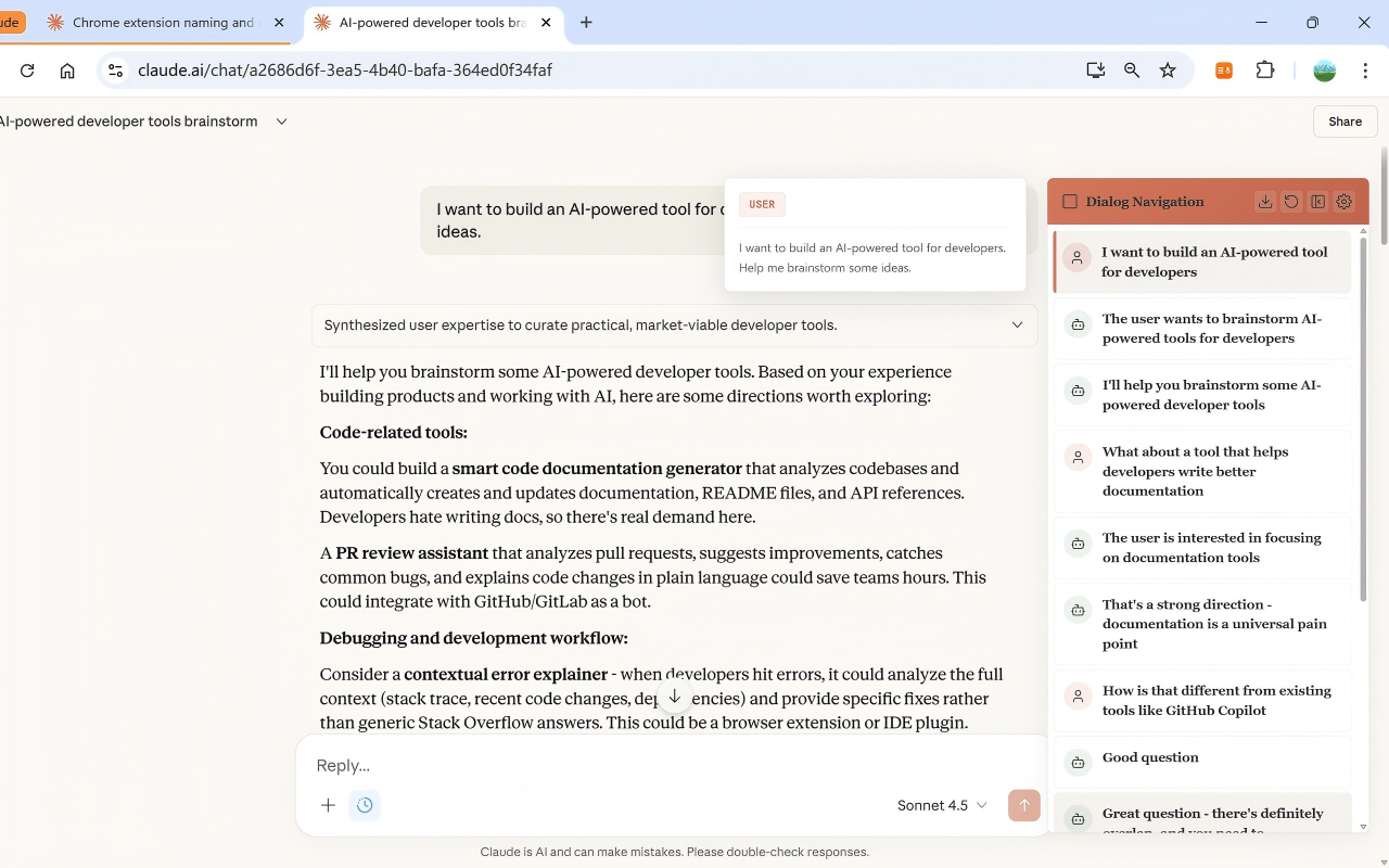 Claude Outline Navigator & Export gallery image