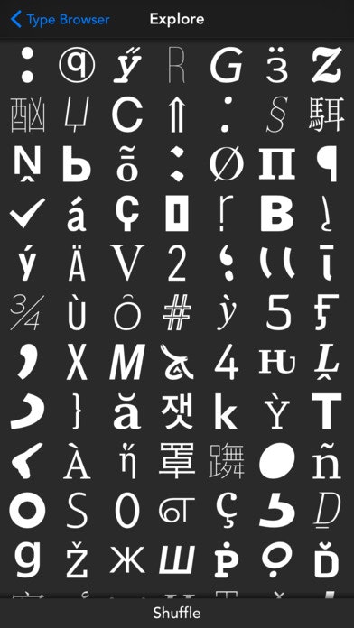 Type Browser gallery image