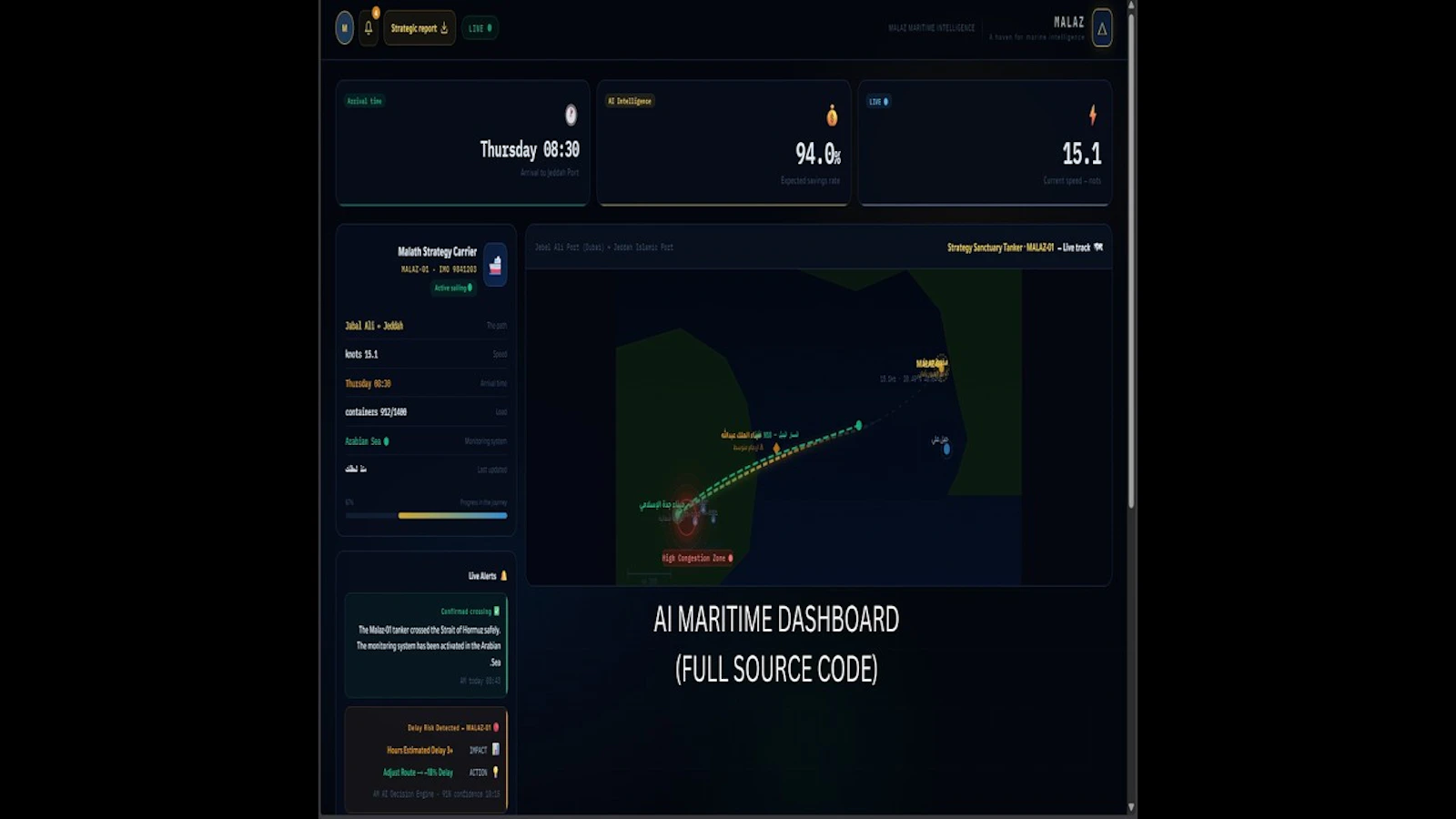 Malaz Maritime Intelligence screenshot 1 (video preview)