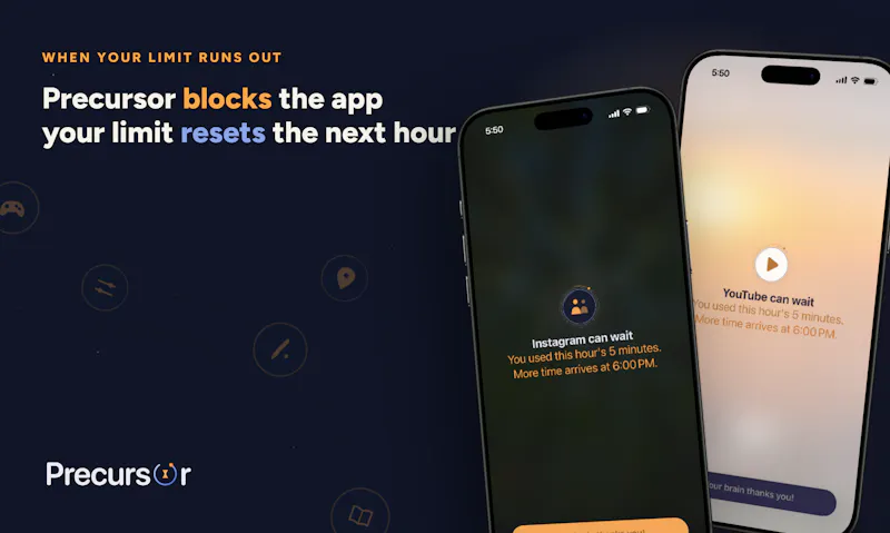 Precursor: Hourly Screen Time Control screenshot 4