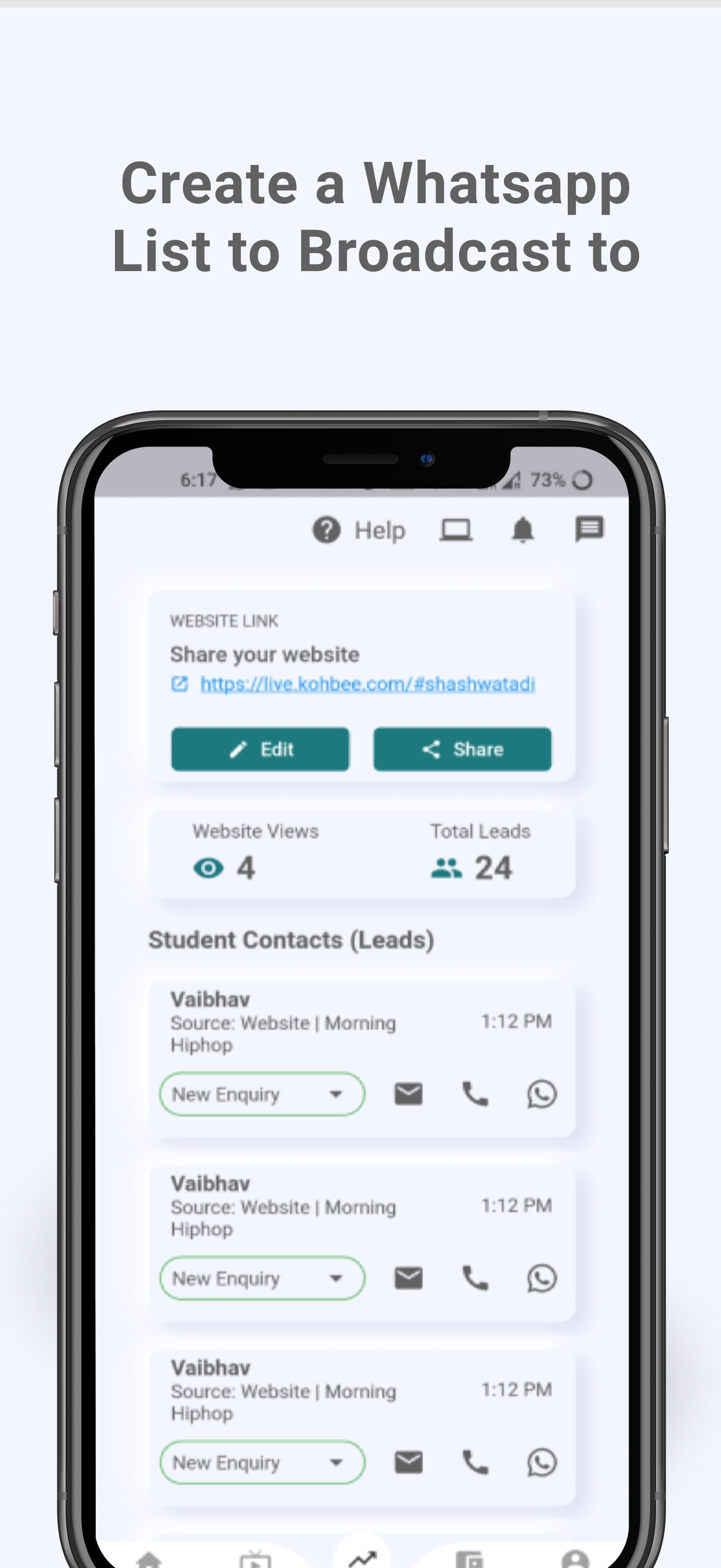 Kohbee: Educator Business App gallery image